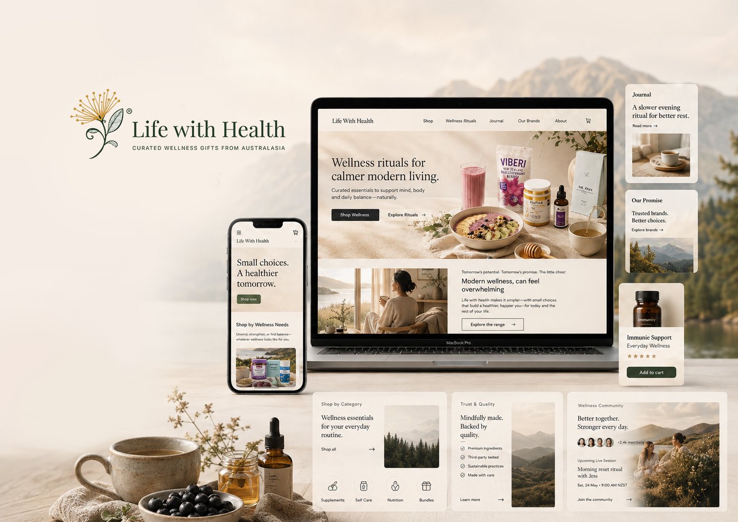 Life With Health — Designing the system behind everyday wellness