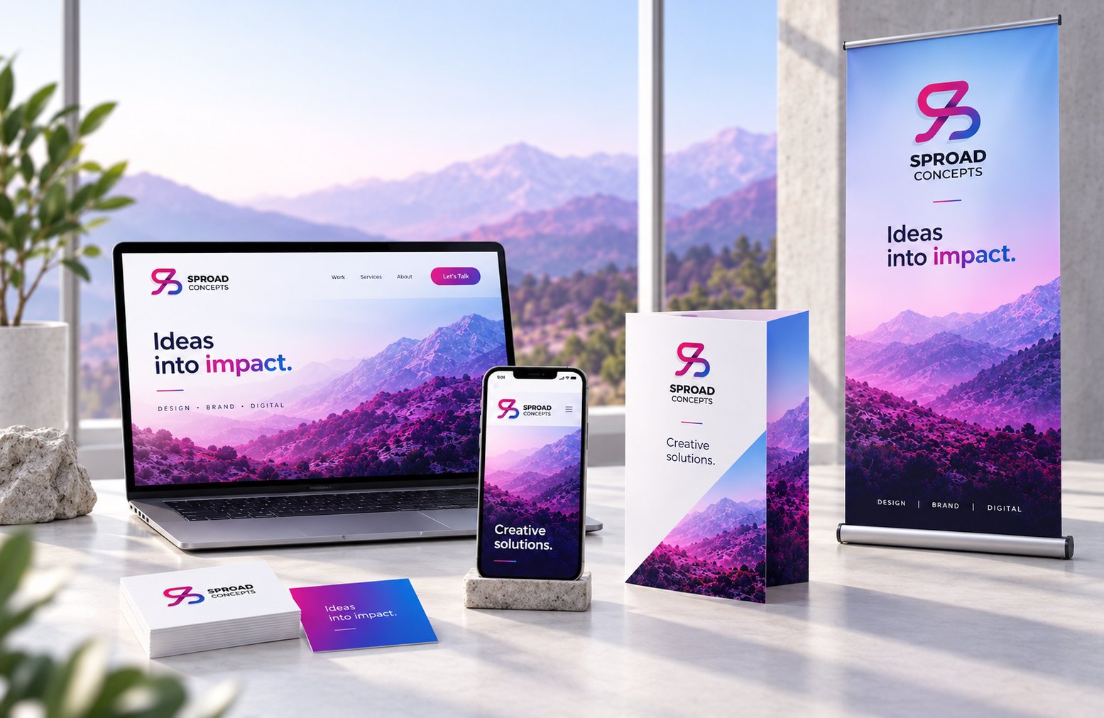 Graphic & digital design — example of the work